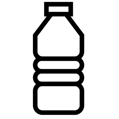 A water bottle icon made by chappara from the Noun Project