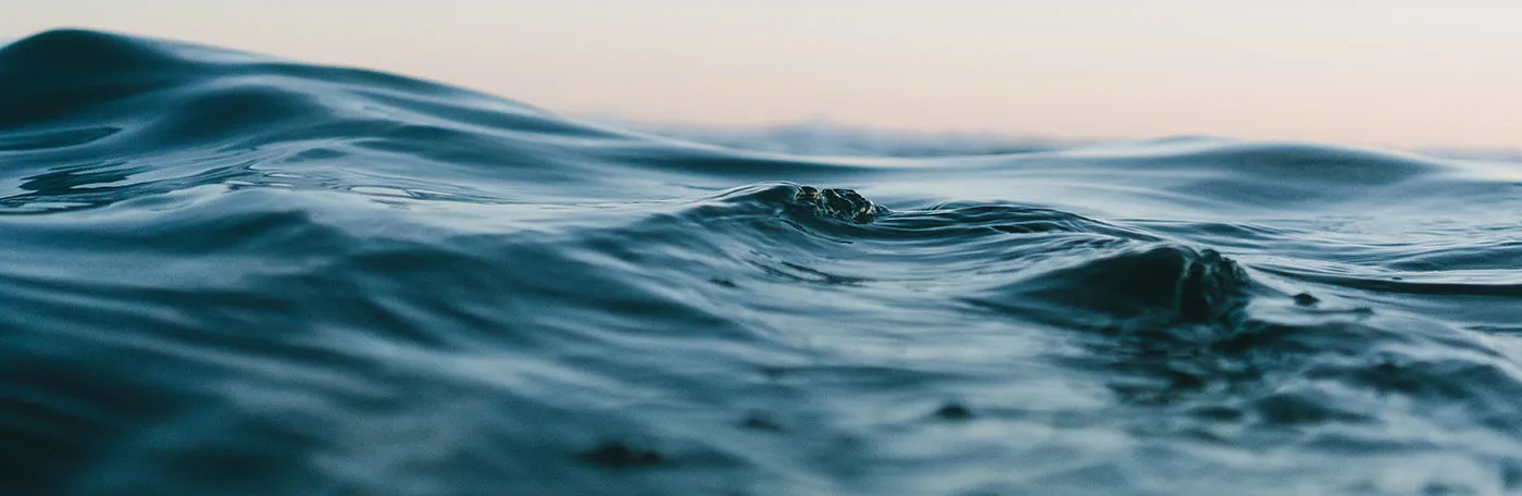 a wave of water ripples